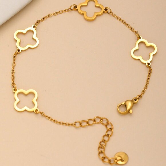 Flower Design Bracelet Set For Women - Picture 7 of 8